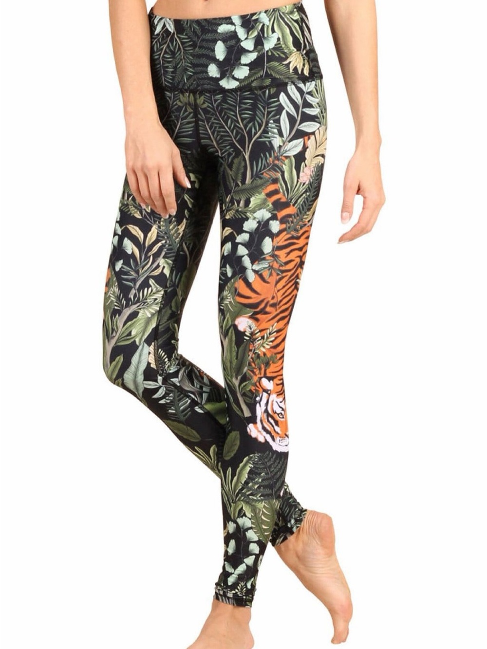 Yoga Democracy Rawr Talent tiger print leggings size m - Picture 2 of 9